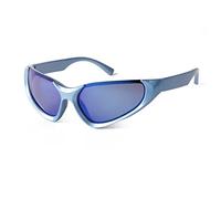 QSYJCCXD Gafas de sol deportivas con espejo punk para hombre, con marco rectangular, resistente al viento, para ciclismo, al aire libre, UV400, C5, Talla única