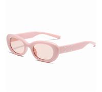 QSYJCCXD Gafas de sol ovaladas de lujo, color gris, para exteriores, vintage, elegantes, retro, a la moda, C2, Talla única