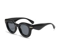 QSYJCCXD Gafas de Sol Redondas para Mujer, Gafas de Sol de Moda de Lujo, Tendencias para Mujer, Gafas Punk Hip Hop