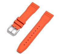 QSYJCCXD Grado Fluororubber FKM 20 mm 21 mm 22 mm Reloj Correa de buceo impermeable Bandas de relojes de liberación rápida