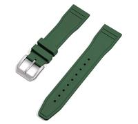 QSYJCCXD Grado Fluororubber FKM 20 mm 21 mm 22 mm Reloj Correa de buceo impermeable Bandas de relojes de liberación rápida