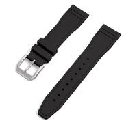 QSYJCCXD Grado Fluororubber FKM 20 mm 21 mm 22 mm Reloj Correa de buceo impermeable Bandas de relojes de liberación rápida
