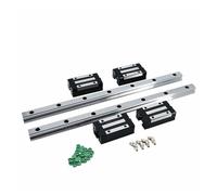 QSYJCCXD Guías lineales 2 PCS 2000-4000 mm Rails Lineal HGR20 HGR25 Rail acoplado + 4 PCS HGH25CA Diapositivos (Color: 2 Rails 4 HGH20CA, Tamaño: 3800 mm)
