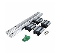 QSYJCCXD Guías lineales 2 PCS 2000-4000 mm Rails Lineal HGR20 HGR25 Rail acoplado + 4 PCS HGH25CA Diapositivos (Color: 2 Rails 4 HGH20CA, Tamaño: 3800 mm)