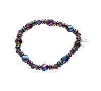 QSYJCCXD Joyas de niñas 1pc Hematita Hematita Mujeres Diseño de Cuerda de Punto a Mano Pulseras de Cuentas únicas para Parejas Accesorios de joyería práctica Elegante