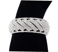 QSYJCCXD Joyas de niñas cómodas táctil pulsera estirle dhinestone accesorios de moda de moda de boda