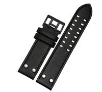 QSYJCCXD -Leather Watch Strap Bracelet Wrist 20 mm 22 mm Band para Hamilton Aviation H77755533 H77616533 Banda de reloj de cuero genuino