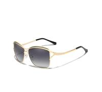 QSYJCCXD Lentes de sol retro polarizados para mujer, lentes degradados, lentes de sol para mujer, 2 (Reino Unido), Talla única