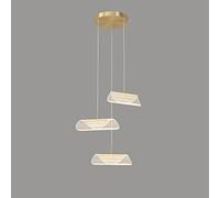 QSYJCCXD Luz Colgante LED lámpara Colgante Moderna con Tono acrílico, Accesorio de iluminación de decoración de la Cama del Dormitorio lámparas de Techo de Mesa de Comedor de la Isla de la Isla