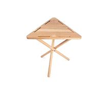 QSYJCCXD Mesa de campamento de camping al aire libre de madera sólida de madera escritorio de caballete simple pesca picnic barbacoa mesa de té de conducción autónoma
