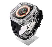 QSYJCCXD Mira el kit de modificación de la banda de reloj y reloj, para el reloj de la serie Ultra 8 49 mm, el kit transparente de modificadores de la cubierta del deporte del deporte.