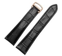 QSYJCCXD Mira la correa para la serie de calibre de tanque genuino cuero mecánico de cuero hombres y mujeres de 20 mm 23 mm 23 mm 25 mm Banda de reloj