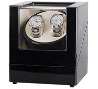 QSYJCCXD Mira Winder Automatic Winder Box Box Reloj Winder Winder Warner para 2 Relojes Caja de visualización de Madera Automatic Watcholdolid Viernes Winker Innovate