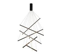 QSYJCCXD Moderno Comedor Led Led Candelier Sala de Comedor Palabra de Villa Araña Acrílico Luz de luz Colgante Larga, Light -Lightgending Light