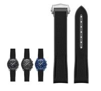 QSYJCCXD Nuevas bandas de reloj de silicona de goma Correa de reloj de 20 mm para Omega X Swatch Joint Moonswatch Celestial Sports Curved End Watches Band