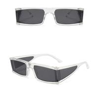 QSYJCCXD Nuevas Gafas de Sol 2025 Mujeres Mirror Retro Lentes Solas Vintage Punk Men Gafas de Sol UV400