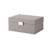 QSYJCCXD Organizador de Caja de joyeros Caja de Almacenamiento de Caja de joyero Cajero cosmético Pulsero de Arete Matretería Caja de Almacenamiento de Joyas pequeñas