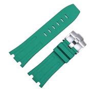 QSYJCCXD Para Audemars y Piguet Royal Oak Strap Original AP 15710 26470 Silicone Rubber Sport Strap 28 mm Accesorios de banda de reloj