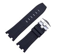 QSYJCCXD Para Audemars y Piguet Royal Oak Strap Original AP 15710 26470 Silicone Rubber Sport Strap 28 mm Accesorios de banda de reloj