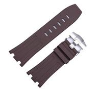 QSYJCCXD Para Audemars y Piguet Royal Oak Strap Original AP 15710 26470 Silicone Rubber Sport Strap 28 mm Accesorios de banda de reloj
