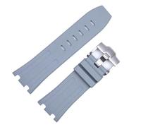 QSYJCCXD Para Audemars y Piguet Royal Oak Strap Original AP 15710 26470 Silicone Rubber Sport Strap 28 mm Accesorios de banda de reloj