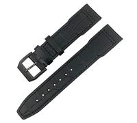 QSYJCCXD Para IWC IW3777 IW3270 Mark 18 Big Pilot's Store Store Soft Cowhide Worthide Band de 21 mm de cuero 22 mm de cuero