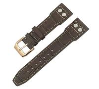 QSYJCCXD Para IWC IW3777 IW3270 Mark 18 Big Pilot's Store Store Soft Cowhide Worthide Band de 21 mm de cuero 22 mm de cuero