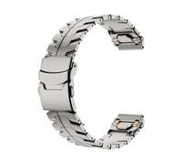 QSYJCCXD Para la correa GT5 Watch Watch 4Pro Store de acero inoxidable Explore Iron-Man Metal 20 mm 22 mm Strap universal de reloj