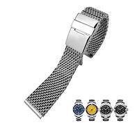 QSYJCCXD Para la pulsera de correa de Breitling Platea completa con pulsera de hebilla plegable 316L de acero inoxidable sólido 22 mm de vigilancia de 24 mm de 24 mm