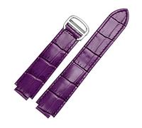 QSYJCCXD para Pulseras Color de Calidad Genuina Bandas de Cuero de Cuero Despliualización de reemplazo de Hebillas Correa de Cuero Brazalete Femenino