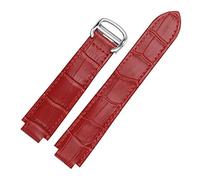 QSYJCCXD para Pulseras Color de Calidad Genuina Bandas de Cuero de Cuero Despliualización de reemplazo de Hebillas Correa de Cuero Brazalete Femenino