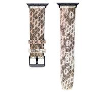 QSYJCCXD Piel de serpiente real hecha a mano para una banda 45 mm 41 mm 38 mm 420 mm 42 mm 44 mm Pulsera para 7/6/5/4/3/2/1 Bandas de vigilancia de la serie