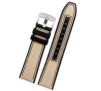 QSYJCCXD Pulsera de muñeca de muñeca para hombres de lienzo de 22 mm para hombres para hombres para la banda de muñeca para mido m038/m038431a series suaves de bandas de vigilancia