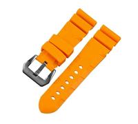 QSYJCCXD Reemplace la banda de reloj de silicona para la correa de reloj Panerai 24 mm de 26 mm de goma de la pulsera deportiva pulsera de muñeca impermeable