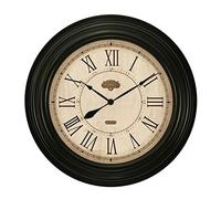 QSYJCCXD Relojes de Pared AA Batería Operada Rústica Rústica Retro Personalizada REBLEZA DE COMENTA del Comiendo del COMOLOR DE Oficina/A