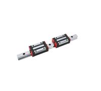QSYJCCXD Riel Lineal, Gide Deslizante Lineal 2pc hgr20 riel de guía Lineal Cuadrado +4pcs HGH20CA Bloque de Diapositivas