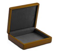 QSYJCCXD Soporte de la exhibición de la Caja de exhibición de joyería de Madera sólida con Soporte de Caja de joyería de Microfibra para Caja de joyería