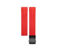 QSYJCCXD Sports Sports Soft Silicone Bands para la correa de Tissot T048.417 Banda de reloj T-Race T-Sports Watch Bands Pulsera impermeable Caucho suave 21 mm