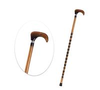 QSYJCCXD Tor Plegable, bastón para Caminar, muletas de Madera de Madera de Madera manipulada Larga Suministros de Edad Avanzada para Caballos de Caballeros no es Deslizamiento, Amarillo, Amarillo