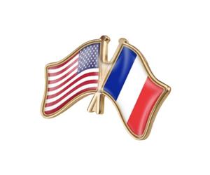 QTAOEIONG Broche de aleación con diseño de banderas de Estados Unidos, Estados Unidos, Estados Unidos y muchos otros países, 1.3x0.9inch/32x23mm, Metal, No es una piedra preciosa