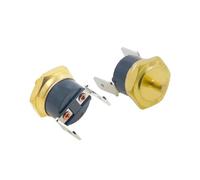 QTAZMJPB 1 Uds KSD301 M4 termostato de Tornillo de Cobre bimetálico 40C-150C Grados 10A 250V Normalmente Cerrado 45C 65C 75C 85C 90C 100C 140C 150C Grados(150 Degree)