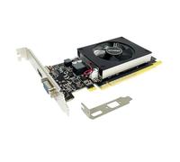 QTHREE Tarjeta gráfica NVIDIA GT 710, 2 GB, DRR3, 64 bits, VGA, HDMI, DVI, tarjeta de video de PC, GPU de computadora de perfil bajo, PCI Express 2.0 X8, soporte HDCP, DirectX 11, baja potencia