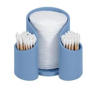 QTIPS Tapon de algodón Portatratos, dispensador de soporte QTIPS, de almacenamiento de algodón-tors, q Tips Portapuntas Cosmetics Organizador de almacenamiento con tapa, Small Sticker Do