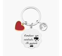 QTQTLP Regalo de San Valentín Llavero de Pareja para Conducción Segura - Te Necesito a mi Lado - para Hombre y Mujer Familiar (2)