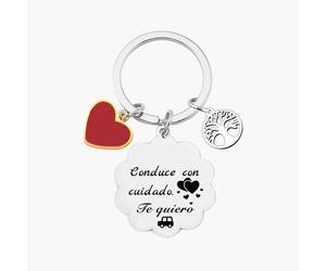 QTQTLP Regalo de San Valentín Llavero de Pareja para Conducción Segura - Te Necesito a mi Lado - para Hombre y Mujer Familiar (2)