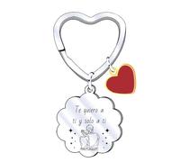 QTQTLP San Valentín Llaveros Pareja Regalos Pareja Regalo Aniversario Pareja Regalos Para Parejas Originales Regalo Novio Regalos Para tu Novia Regalos Para Novio Regalo de San Valentín (5)