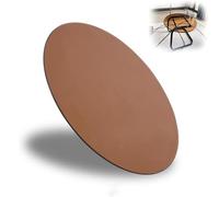 QTWLG 40 45 50 55 60 65 75 85 95cm Tablero De Vidrio Templado Marrón Superficie De Mesa De Comedor Extra Grande Tableros De Vidrio De Repuesto De Mesas(95cm/37.4in)