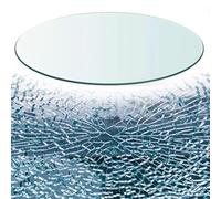 QTWLG Protector De Mesa De Vidrio Templado 28 36 38 40 45 48 50 60 90 100cm Tops De Mesa Redonda Vidrio Transparente para Reemplazo De Mesa De Comedor(280mm/11in)