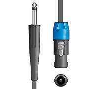 qtx 6m 6,3 mm Mono Jack a SPK Plug Cable de altavoz - negro