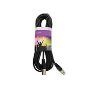 qtx Cable de iluminación DMX profesional XLR a enchufe 10 m